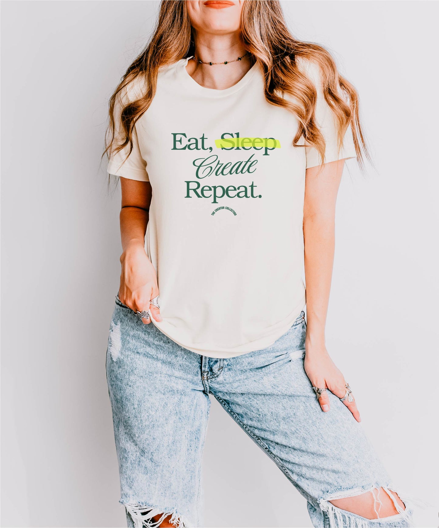 Eat Sleep Create Graphic Tee